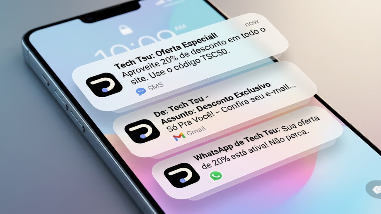 Campanhas multicanal — Operação Tech Tsu